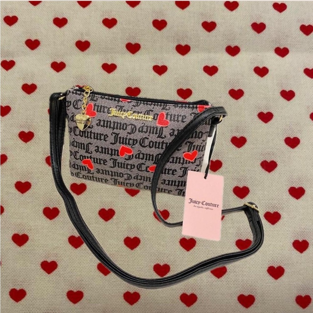 NWT Juicy Couture Hearts Crossbody Bag